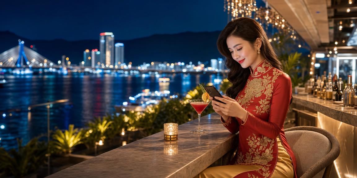Thanh toán trên điện thoại tại bãi biển Đà Nẵng